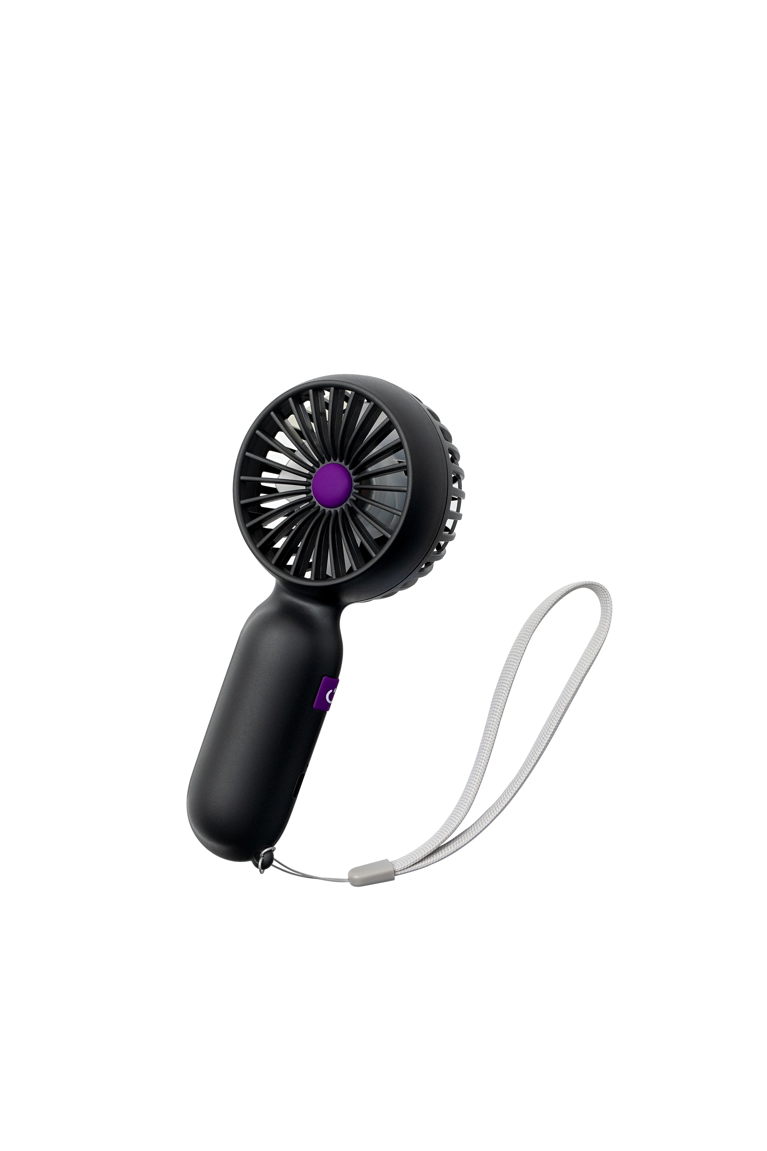 High-Speed Turbofan Rechargeable USB Portable Fan New Handheld Mini Fan with Large Capacity for Car Use Easy Box Installation