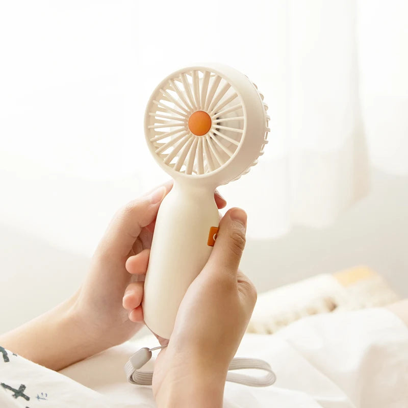 High-Speed Turbofan Rechargeable USB Portable Fan New Handheld Mini Fan with Large Capacity for Car Use Easy Box Installation